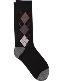 Egara Socks, Black Argyle