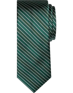 Egara Narrow Tie, Pine Stripe