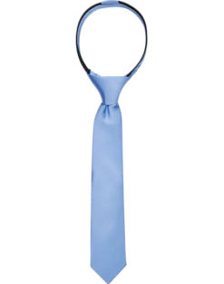 Egara Boys Zipper Tie, Steel Blue