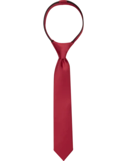 Egara Boys Zipper Tie, Red
