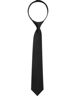 Egara Boys Zipper Tie, Black
