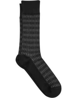 Egara Socks, Black Patterned
