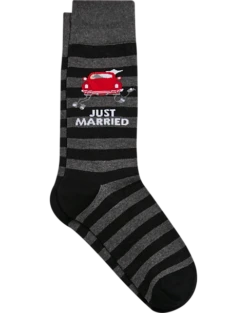 Egara Socks, Charcoal Just Married