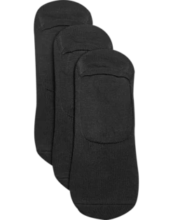 Egara Sneaker Liner Socks, Black 3-Pack