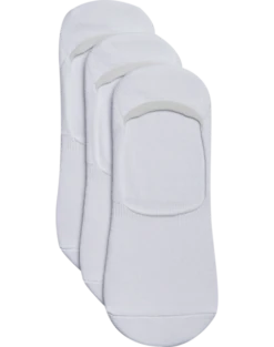 Egara White Sneaker Liner Socks, 3-Pack