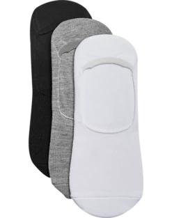 Egara Sneaker Liner Socks, Multicolor 3-Pack