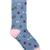 Egara Socks, Chambray Bugs