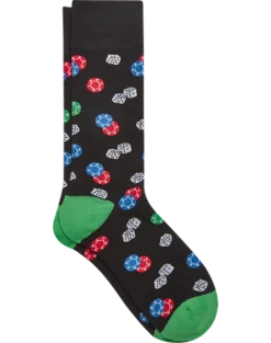 Egara Socks, Black Dice And Poker Chips