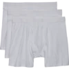 Egara Slim Fit Boxer Briefs, 3-Pack, White